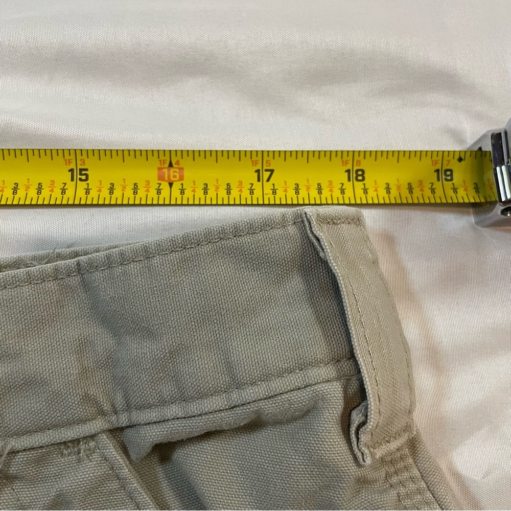 Carhartt Mens B151-TAN Loose Fit Canvas Work Dungaree Pants Tan 38x30 - Picture 4 of 9